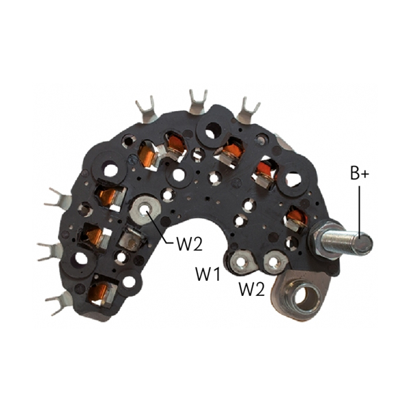 RP23 - PLAQ.ALT.VALEO.RENAULT PEUGEOT